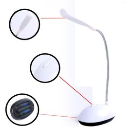 Table Lamps LED Desk Light Lamp Battery Powered Flexible Reading Eye Protection For Living Room Dorm Bedroom Study Home