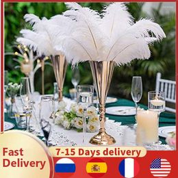 Vases Wedding Flower Vase Decoration Gold Silver Centrepiece Candle Holders Home Living Room Office Table Party Ornaments Crafts Gifts