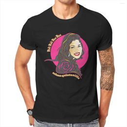 Men's T Shirts Fashion Shirt Men Designer Selena Quintanilla T-shirt Cotton Oversized Round Nevk Clothing Top