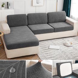 Chair Covers MIDSUM Jacquard Water Proof Sofa Cover Elastic Seat Cushion L Shape Corner For Living Room Removable Slipcover