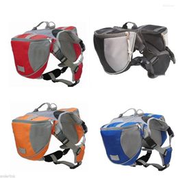 Dog Car Seat Covers Pet Saddle Bag Backpack Medium Large Big Dogs Carrier For Outdoor Hiking Camping Training Snack