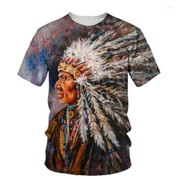 Men's T Shirts Culture 3D Print Men T-shirt 2023 Summer O Neck Short Sleeve Tees Tops Style Male Clothes Fashion Casual T-shirts