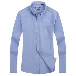 Men's Casual Shirts 2023 Dress Shirt Plus Size Oxford Fabric Cotton Excellent Comfortable Slim Fit Button Collar Business Men