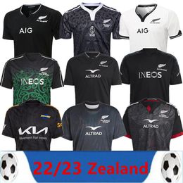 S-5XL 2022 2023 Zealand Hurricane Highland Blue Cross Rugby JerseyS 22 23 100th Anniversary Men's Super Moana jerseys top quality home competition