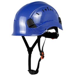 Carbon Fibre Pattern CE EN397 Safety Helmet For Engineer Construction Europe Hard Hat High Quality ABS Work Cap Men