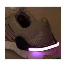 Party Favour Luminous Led Flash Light Shoe Clip Warning Lamp Safety Clips Night Sport Running Cycling Walking Gear Shuffle Melbourne Dh13P