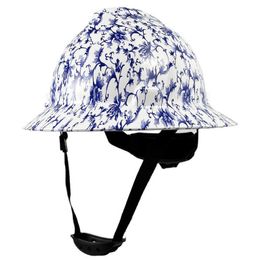 Sunshield Full Brim Hard Hat For Engineer Construction Work Cap Men ANSI Approved HDPE Safety Helmet Carbon Fiber Color