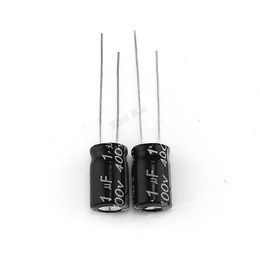 Electrolytic capacitor 50PCS Higt quality 400V1UF 6*12mm 1UF 400V 6*12