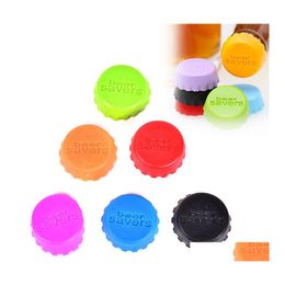 Drinkware Lid Mticolor Sile Beer Bottle Cap 3Cm Wine Stopper Vinegar Soy Corktail Er Good Seal Kitchen Gadgets Drop Delivery Home Ga Dh27E