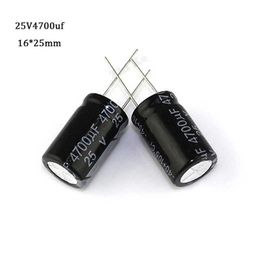 Aluminium electrolytic capacitor 5PCS 25V 4700UF 16*25mm 4700UF 25V 16*25