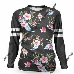 Racing Jackets Jersey Motocross 2023 Bicycle Clothing Mountain Bike Ladies Sweatshirt Long Sleeve Mtb Shirt Women's Downhill Riding Shir