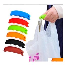 Other Kitchen Storage Organization Sile Portable Vegetable Equipment Labor Saving Shop Bag With Keyhole Handle Comfortable Grip Pr Dhdpm