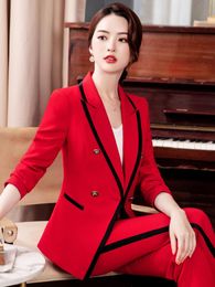 Women's Suits & Blazers Women Clothes Professional Temperament British Style Fashion Set Foreign Gas Two-piece Suit