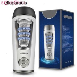 Sex Toys massager Automatic Rotation Masturbator For Men Piston Retractable Penis Vibrator for Oral Blowjob Real Vagina Machine