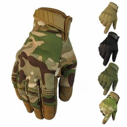 Sports Gloves Touch Screen Tactical Military Army Paintball Combat Full Finger Anti-Skid Hiking Cycling Climbing