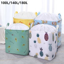 Storage Bags Large Capacity Collapsible Bag Organizer Clothes Blanket Baby Toy Basket Travel Suitcases Quilt BagStorage