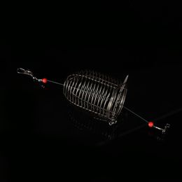 Fishing Accessories PCS Stainless Steel Bait Cage Lure Trap Basket Feeder Holder Tackle - SizeFishing
