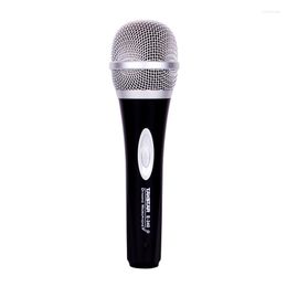 Microphones Original TAKSTAR E-340 6.35 Plug Cable 4m Karaoke Microphone Instrument Dynamic KTV Speaker For Household