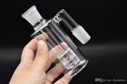 TOP thick Matrix Perc Ashcatcher for glass bong 18mm Ash Catchers 4.5 Inch 90 Degree Thick glass smoking accessories Ash Catcher with inli