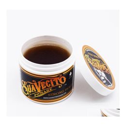 Pomades Waxes Suavecito Hair Strong Restoring Pomade Gel Style Tools Firme Hold Big Skeleton Slicked Back Oil Wax Mud A36 Drop Del Dhqyn