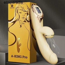 Sex Toys massager KISTOY A-King Pro Heating Sucking Vibrator Powerful Clitoris G Spot Stimulator Realistic Silicone Dildo for Women