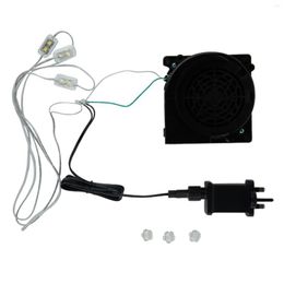 Garden Decorations Inflatable Air Blower Fan Motor Replacement With 3 LED Light Power Adapter 12V 1A Portable Mini