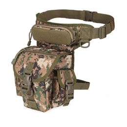 Outdoor Bags Tactical Rucksacks Waist Bag Drop Leg Tool Fanny Camping Hiking Trekking Military Shoulder Saddle Nylon Multi-function Pack