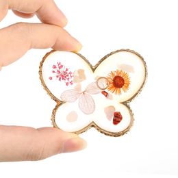 Nail Art Kits 1 PC Butterfly Star Heart Shape Gold Colour Edge Resin Nails Painted Palette Display Board Manicure Tools