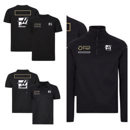 F1 racing suit new team zipper sweatshirt men's short sleeve quick-drying T-shirt