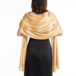 Scarves Silky Shawls And Wraps For Evening Dresses Women's Wedding Shawl Sheer Soft Bride Bridesmaids Party Boleros Shrugs