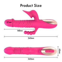 Adult massager 3 In 1 Thrusting Sucking Dildo Vibrators For Women G spot Anal Clitoral Stimulator Sex Products 18 Masturbator Toys