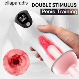 Adult massager Pussy Sucks Vaginas Vibrator Male Masturbator Blowjob Toy Electric Man Automatic Powerful Sucking Machine Real for Men