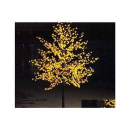 Christmas Decorations Shiny Led Cherry Blossom Tree Lighting Waterproof Garden Landscape Decoration Lamp For Wedding Party Supplies Dheqv