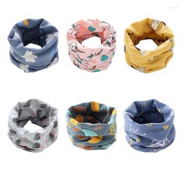 Scarves Cotton Baby Scarf Autumn Spring Snood Children Boy Girl Kids Child Neck O Ring Collar Warm Neckerchief