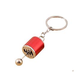 Party Favor Quick And Speed Converting Key Alloy Car Gear Head Wave Box Punk Keychain Gift For Men Dad Inventory Wholesale Drop Deli Dhpq0