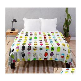 Blankets Cats Vs Pickles Cartoon Dingthrow Blanket Kids Wool Nt Sofa Throw And Drop Delivery Home Garden Textiles Dhq1Z