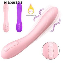 Sex Toys massager Heating Vibrator Av Wand 10 Modes Waterproof Soft Dildo G Spot Clitoris Stimulator for Woman