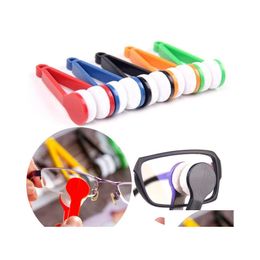 Other Household Cleaning Tools Accessories Mtif Colours Mini Twoside Glasses Brush Microfiber Cleaner Eyeglass Sn Rub Spectacles Cl Dh9Qi