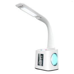 Table Lamps Multipurpose Lamp With Pen Holder Rechargeable 3 Level Dimmable LED Decorative Touch Reading Night Light For Office