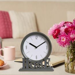 Table Clocks Desk Clock Silent For El Decors Bathroom Kitchen Island Farmhouse