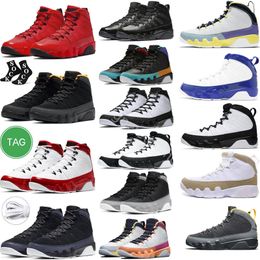 Casual jumpman Chile Red 9 9s mens basketball shoes Change The Particle Grey World Gym Red University Gold men trainers sports sneakers JordrQn