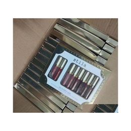 Lip Gloss Brand Makeup Stila Star Studded 8Pcs Liquid Lipstick Set Stay All Days Long Lasting Creamy Shimmer In Stock Drop Delivery Dhrwf