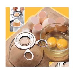 Egg Tools Boiled Shell Topper Cutter Stainless Steel Cooked Scissor Convenient Clipper Kitchen Gadgets Cook Tool Pae11092 Drop Deliv Otdel