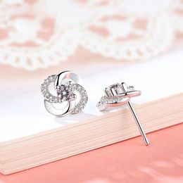 Stud Earrings CAOSHI Trendy Female Engagement Ceremony Accessories Daily Wearable Exquisite Design Gift Delicate Wedding Jewelry