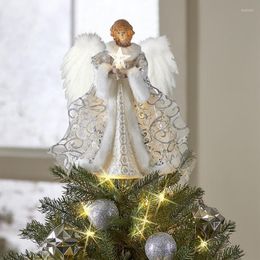 Christmas Decorations Angel Tree Topper Statue Decoration Home Holiday Party Xmas Supplies