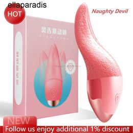 Sex Toys massager Silicone Tongue Licking Vibration 9 Frequency Simulation Long Masturbation Stick for Female