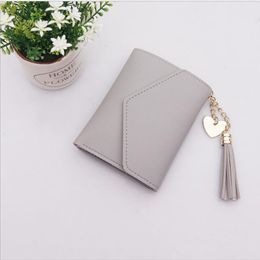 2021 The First Layer of Cowhide Women Mini Wallet Rfid Blocking Credit Card Wallets for Men Short Purse with Coin Pocket Real Leat3273