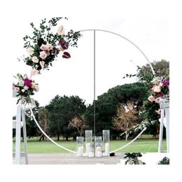 Party Decoration 1.8M Balloon Ring Large Big Arch Circle Stand Holder Garland Background Flower Round Frame Drop Delivery Home Garde Dh917