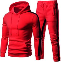 Mens Tracksuits Mens Track Suits 2 Piece Autumn Winter Jogging Suits Sets Sweatsuits Hoodies Jackets and Athletic Pants Men Clothing 230114