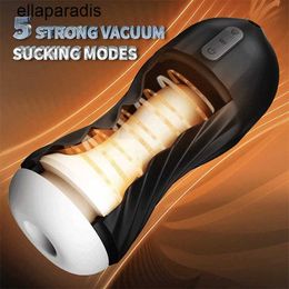 Sex Toys massager Black Rotation Fully Automatic Masturbation Cup Sucking Vibration Rotating Male Masturbator Products